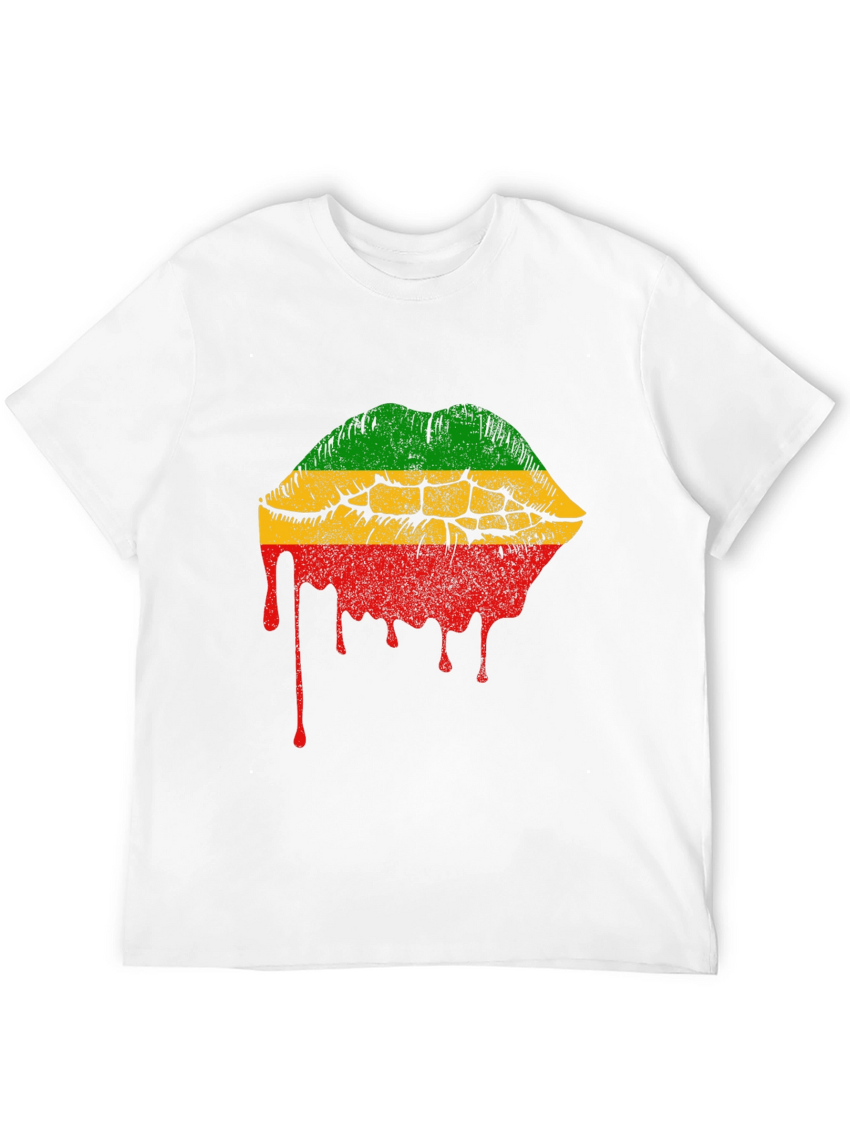 Rasta Lips Graphic Tee - Reggae Style