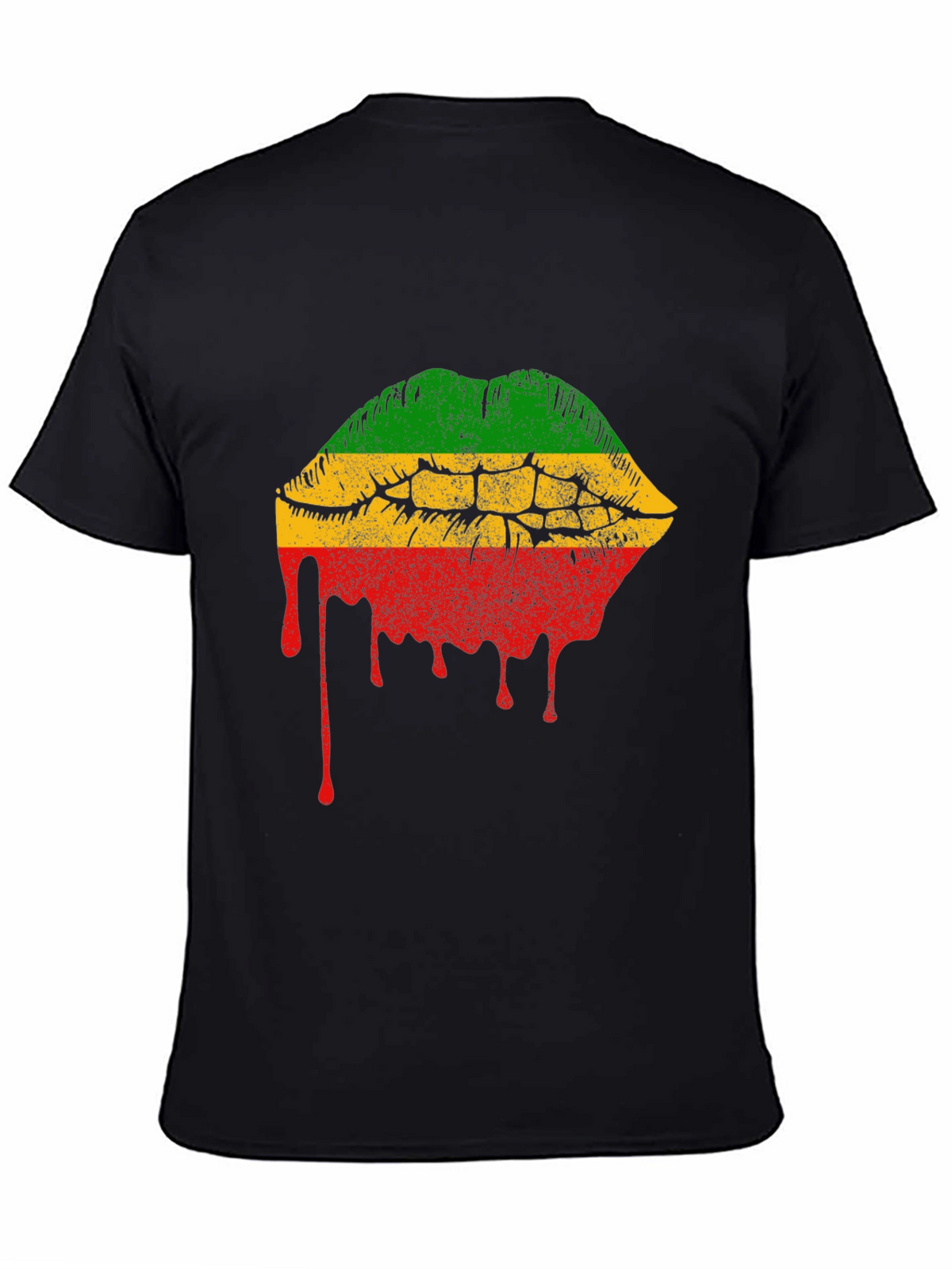 Rasta Lips Graphic Tee - Reggae Style