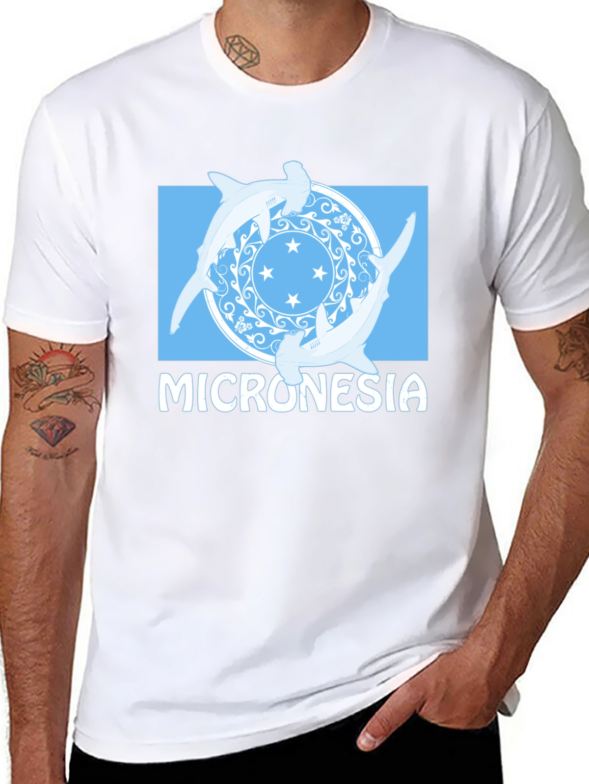 Micronesia Shark T-Shirt - Island Pride