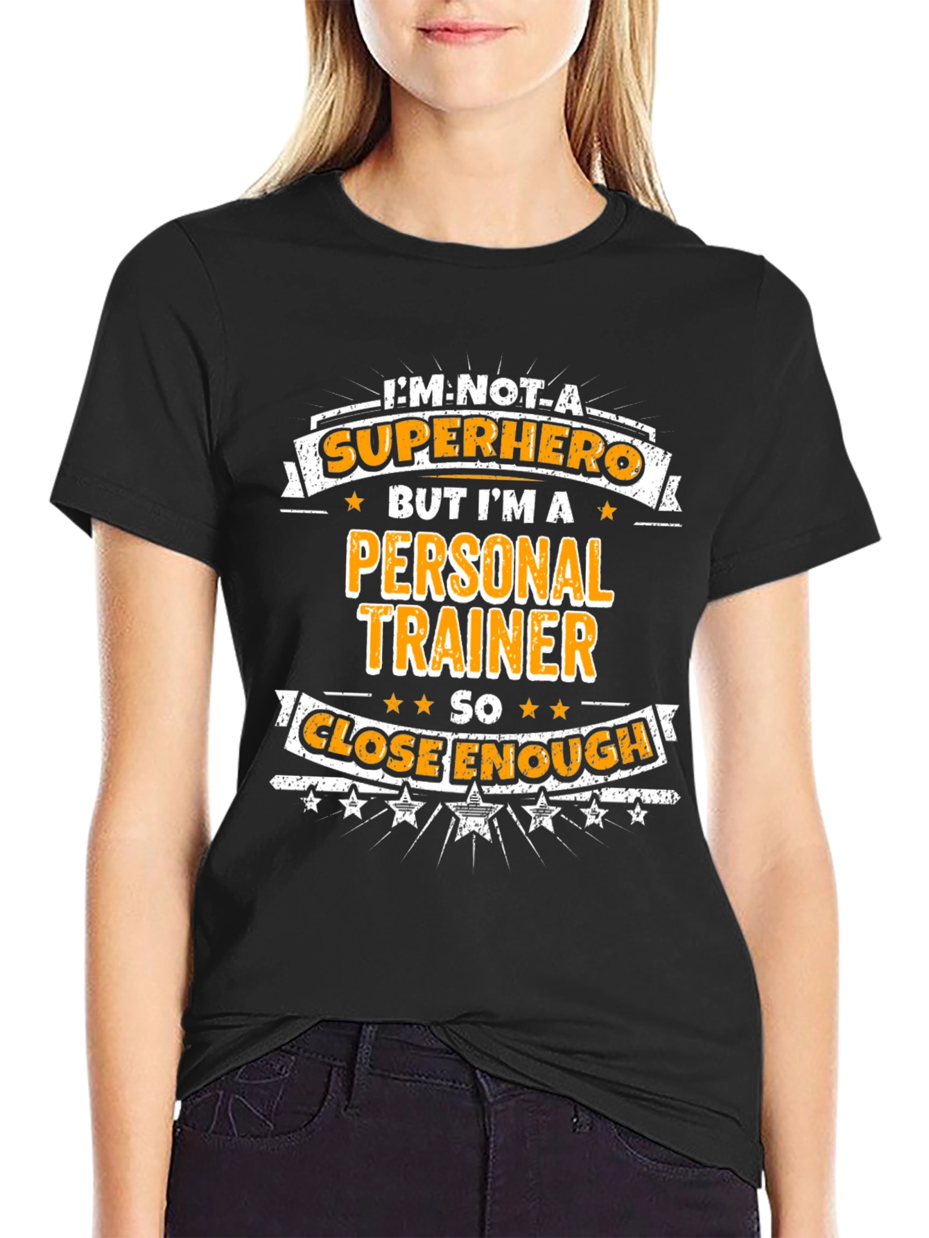 Personal Trainer Superhero Graphic Tee
