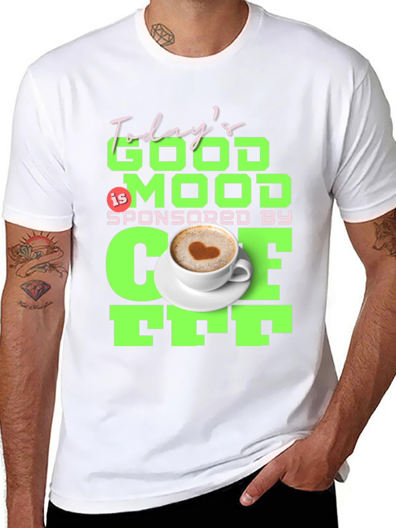 Todays Good Mood Coffee Graphic Tee