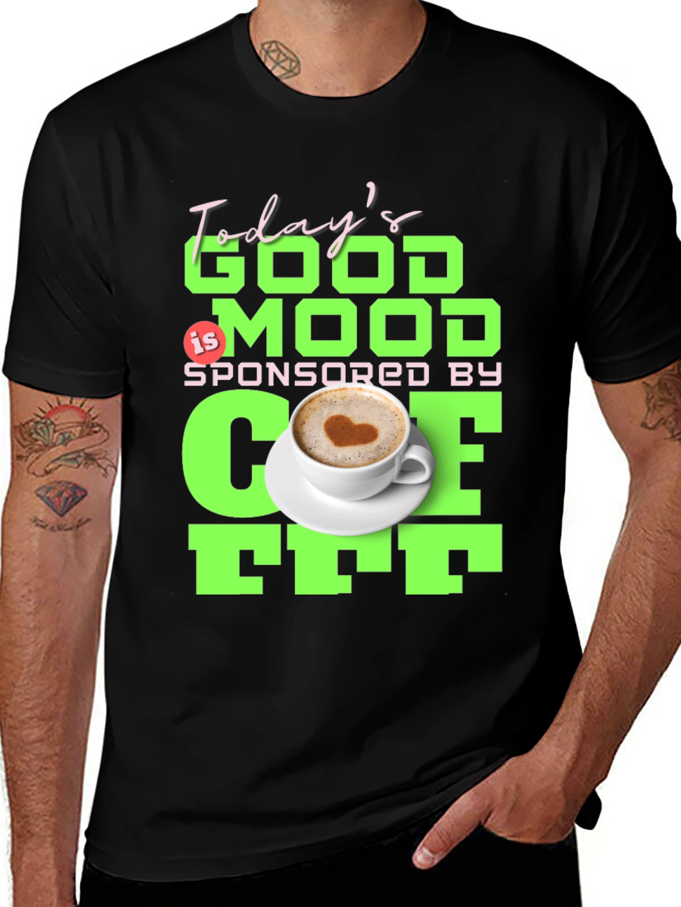 Todays Good Mood Coffee Graphic Tee