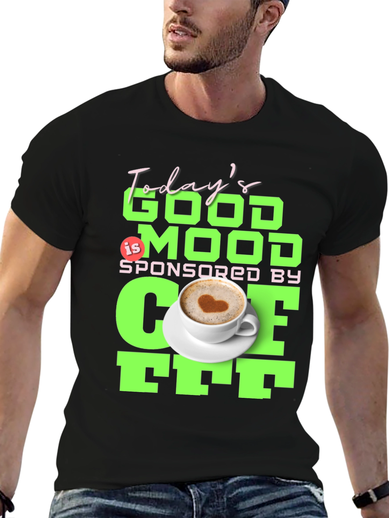 Todays Good Mood Coffee Graphic Tee