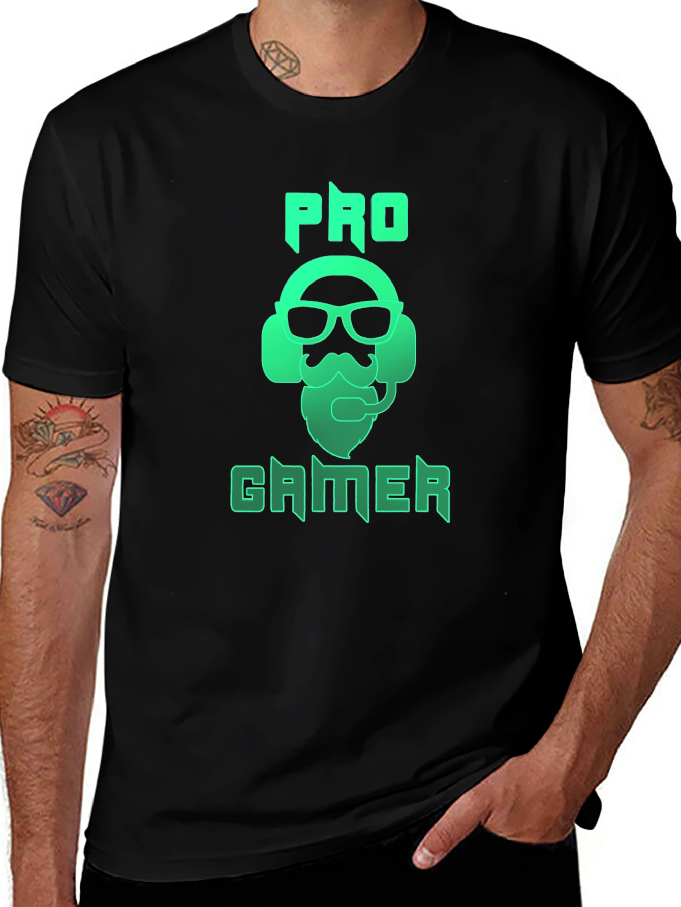 Pro Gamer Graphic T-Shirt - Black Gaming Tee