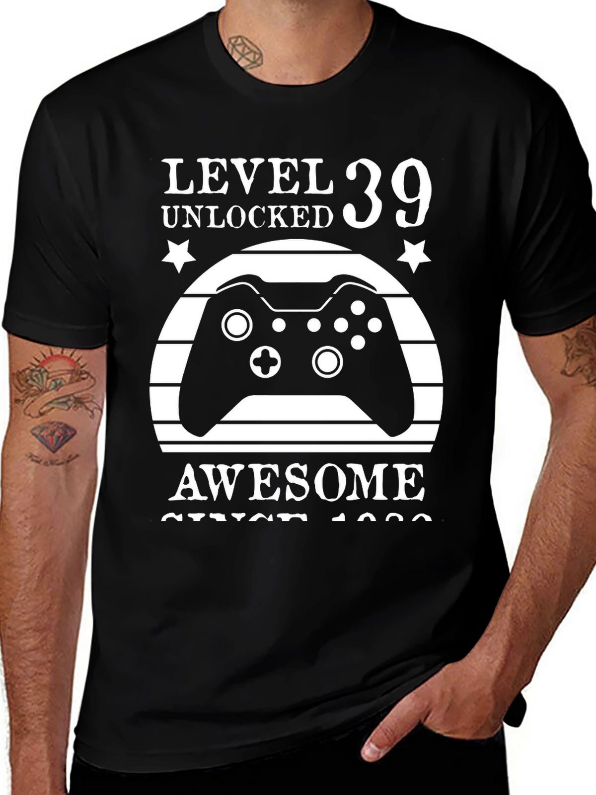 Level 39 Unlocked Awesome Gamer T-Shirt