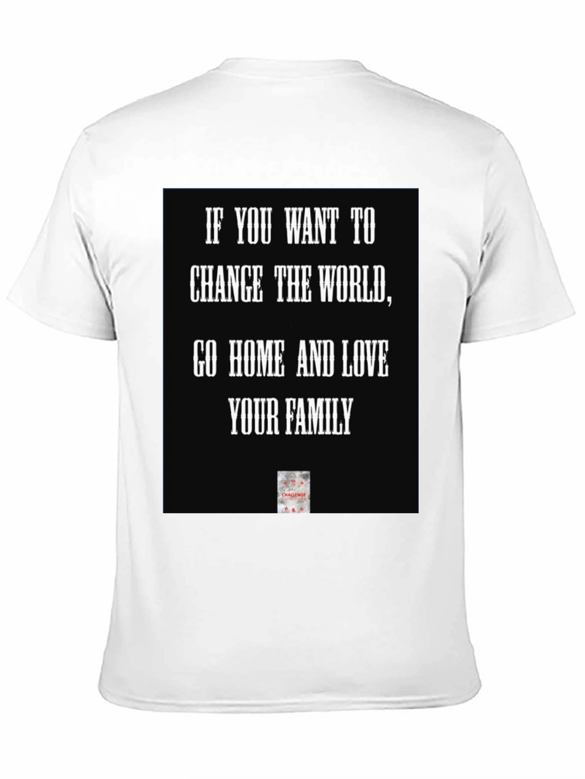 Love Your Family Black Graphic T-Shirt
