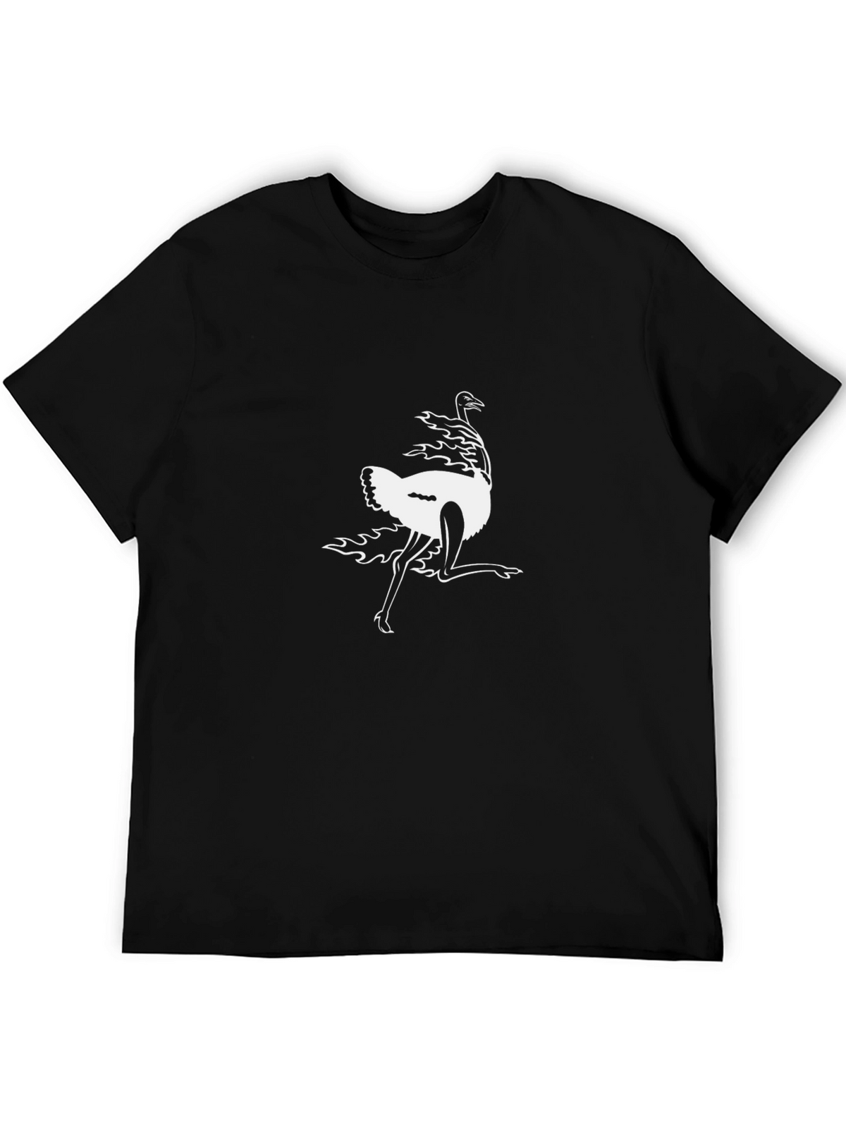 Ostrich Dancer Graphic Tee - Stylish Comfort