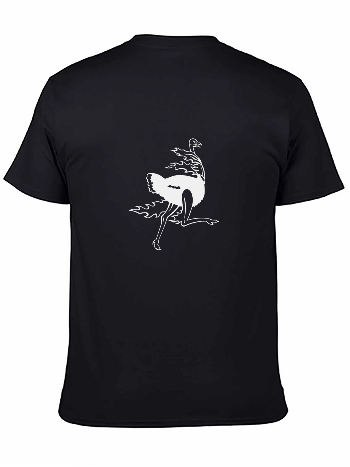 Ostrich Dancer Graphic Tee - Stylish Comfort
