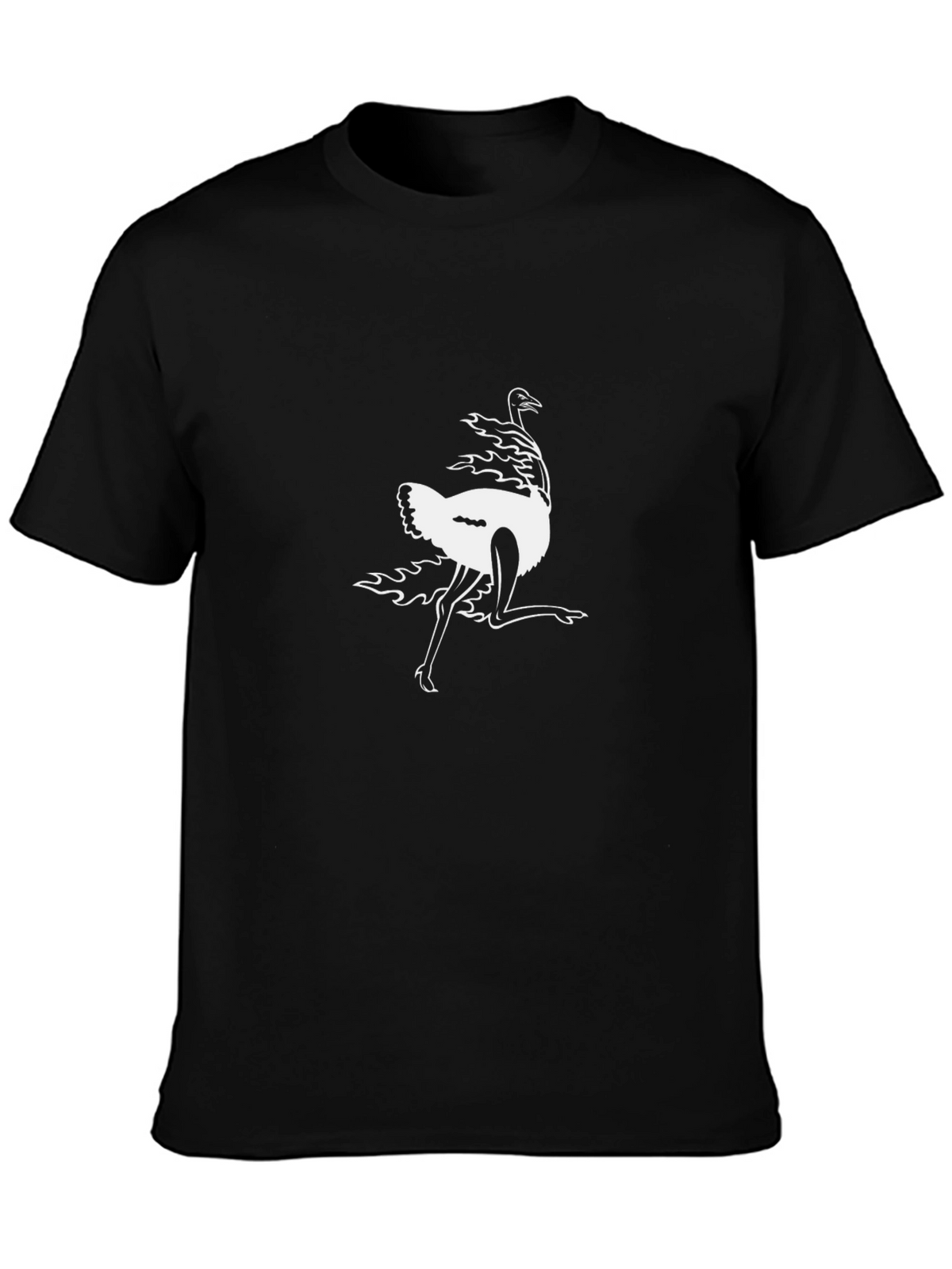 Ostrich Dancer Graphic Tee - Stylish Comfort