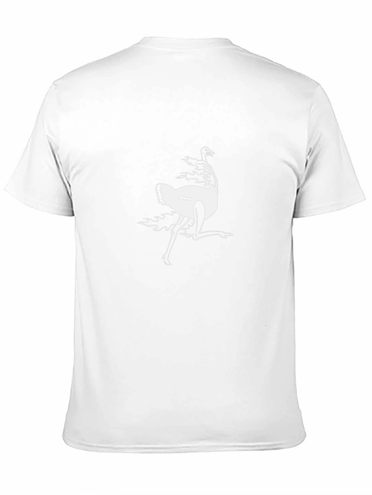 Ostrich Dancer Graphic Tee - Stylish Comfort