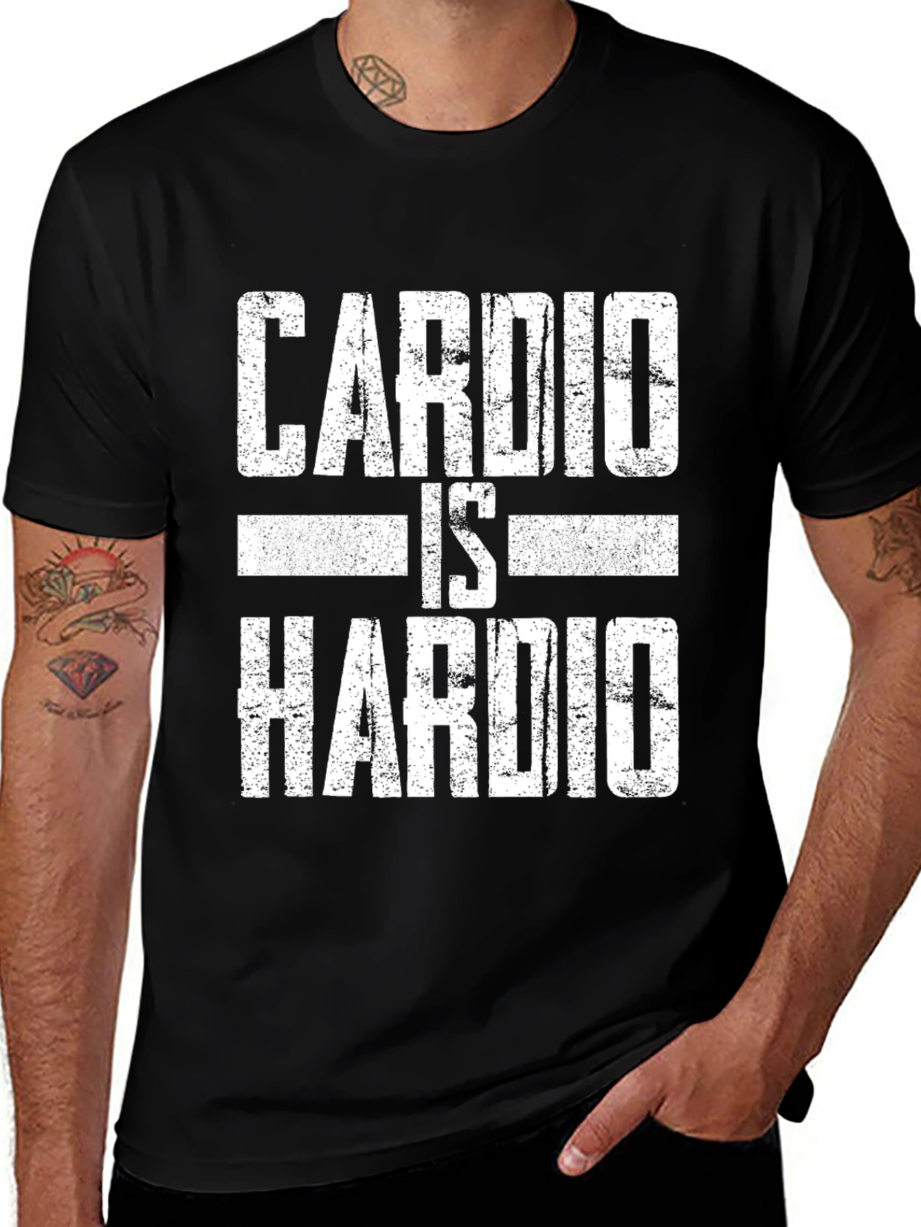 Cardio is Hardio Graphic T-Shirt