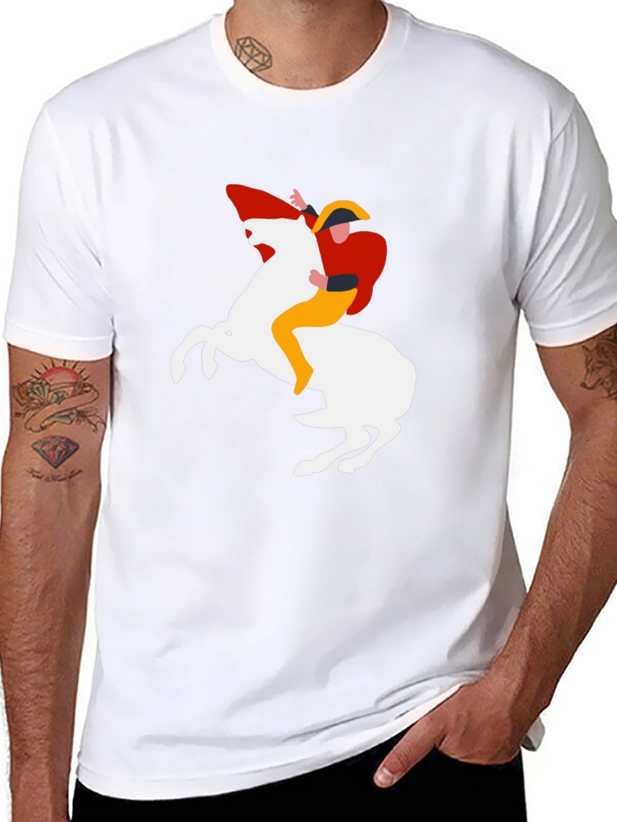 Napoleon Horse Graphic Tee - Black T-Shirt