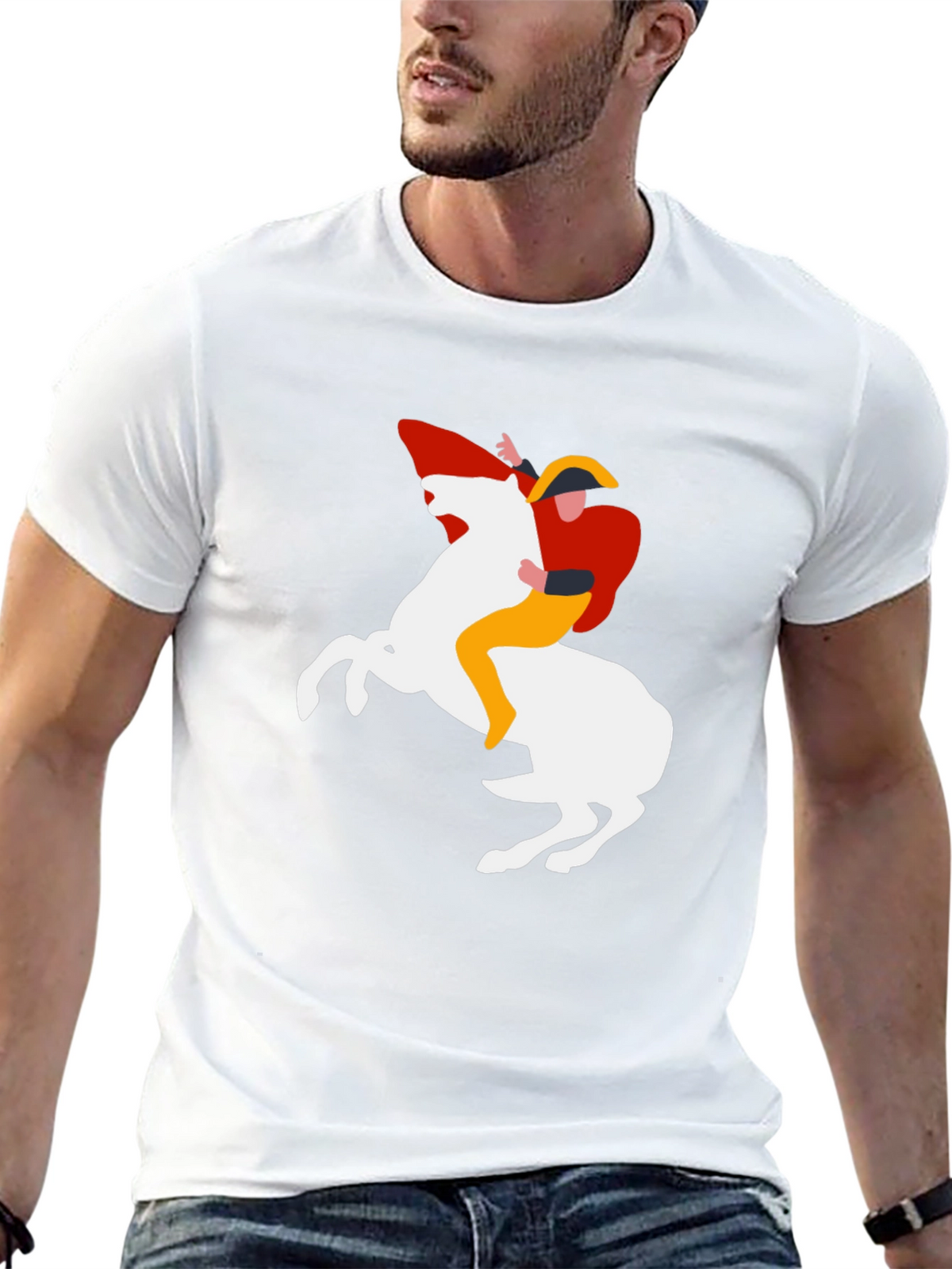 Napoleon Horse Graphic Tee - Black T-Shirt