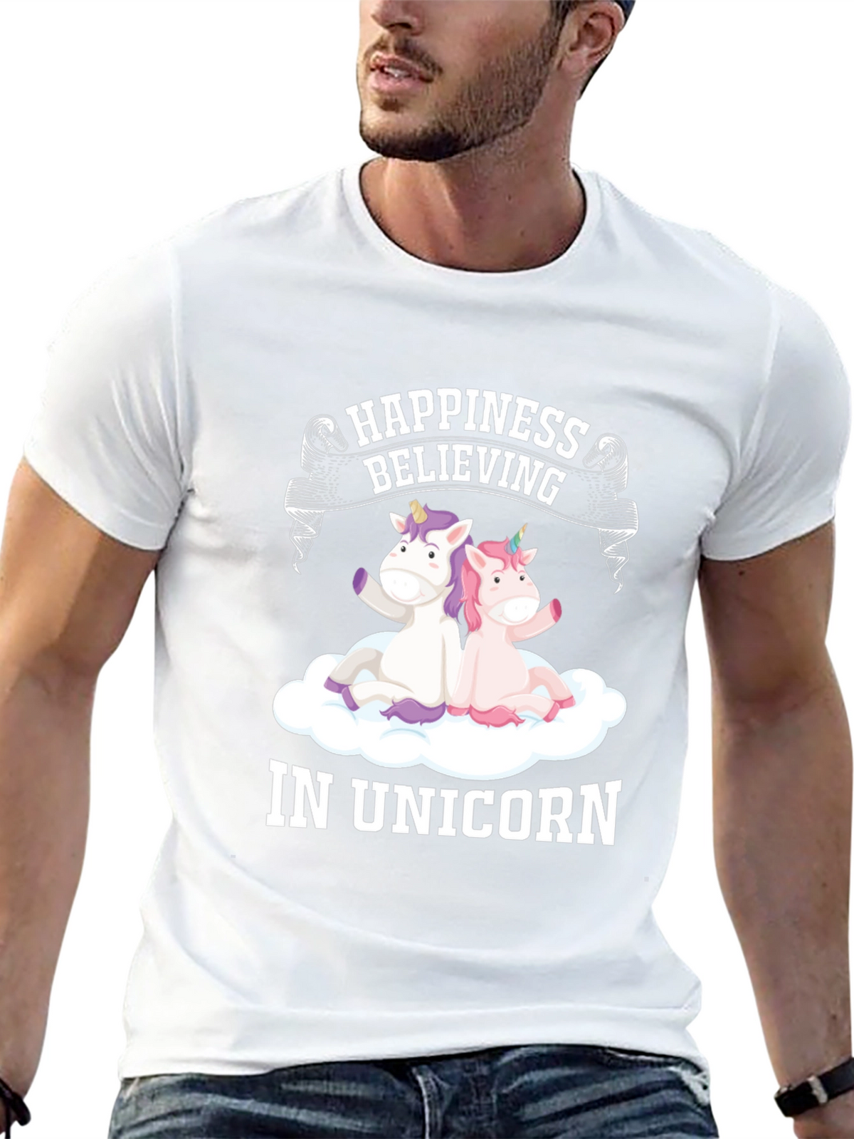 Happiness Believing in Unicorn T-Shirt