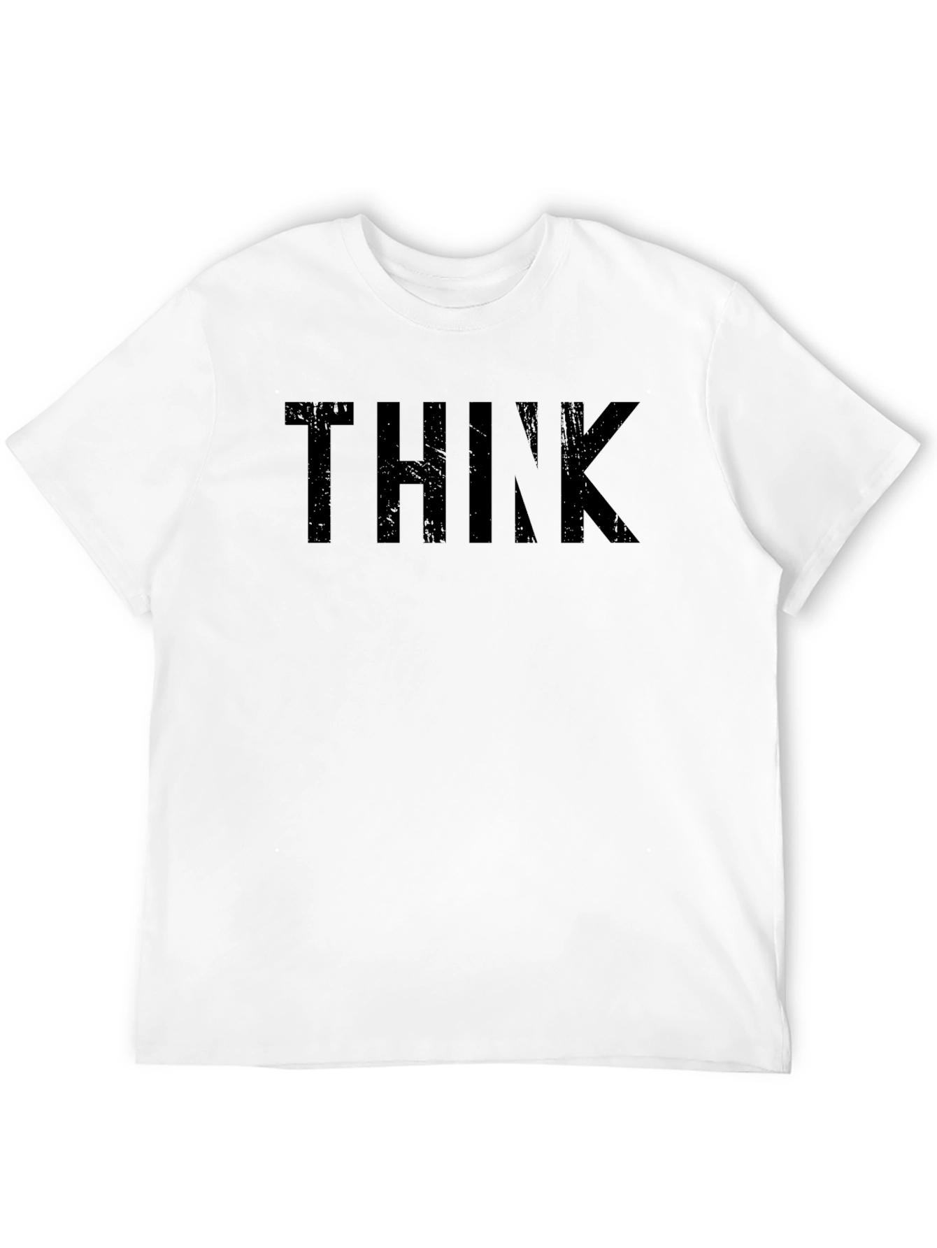 Think Black T-Shirt - Mens Casual Tee