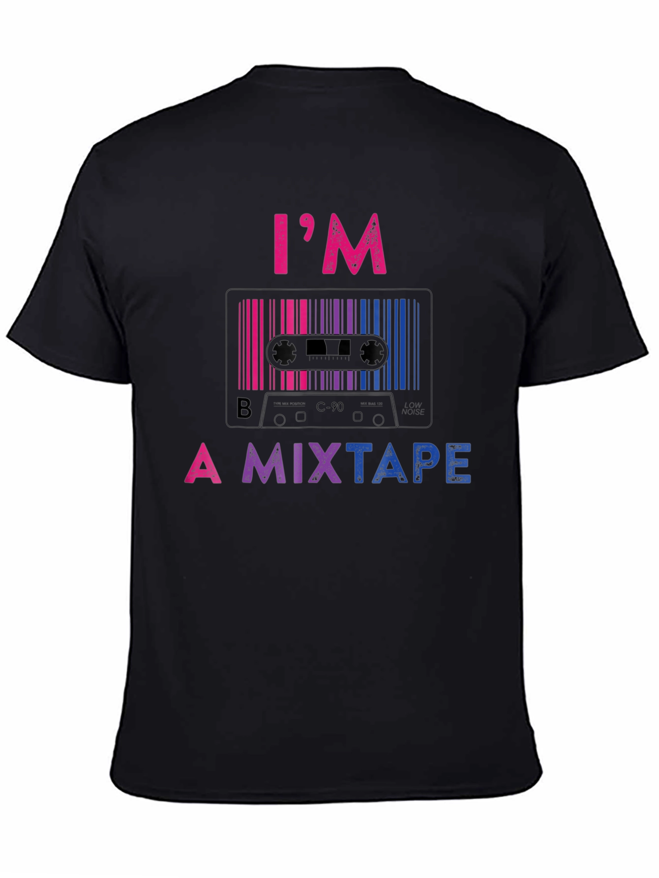 Bisexual Pride Mixtape Graphic T-Shirt