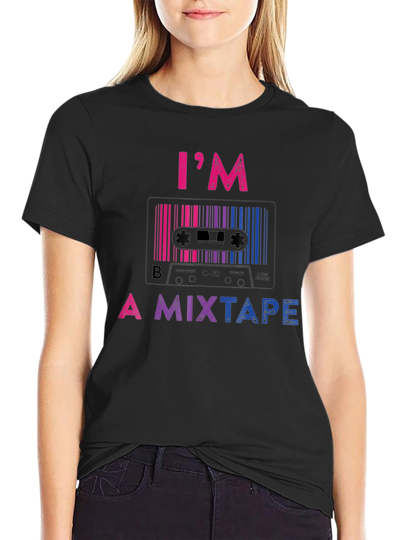 Bisexual Pride Mixtape Graphic T-Shirt