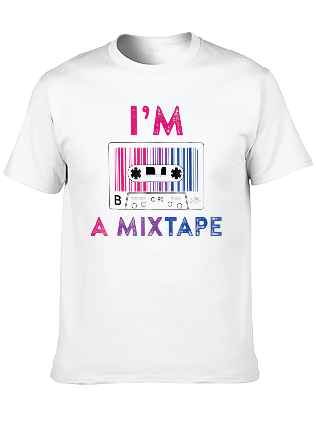 Bisexual Pride Mixtape Graphic T-Shirt