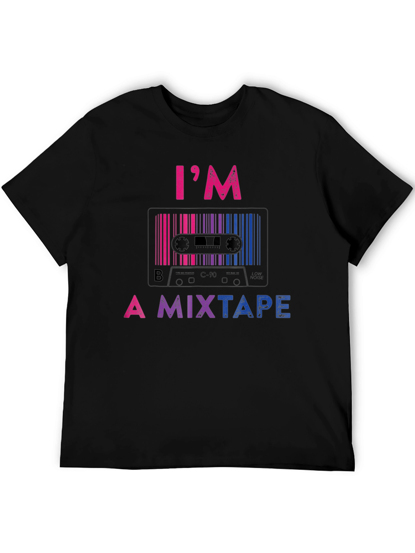 Bisexual Pride Mixtape Graphic T-Shirt