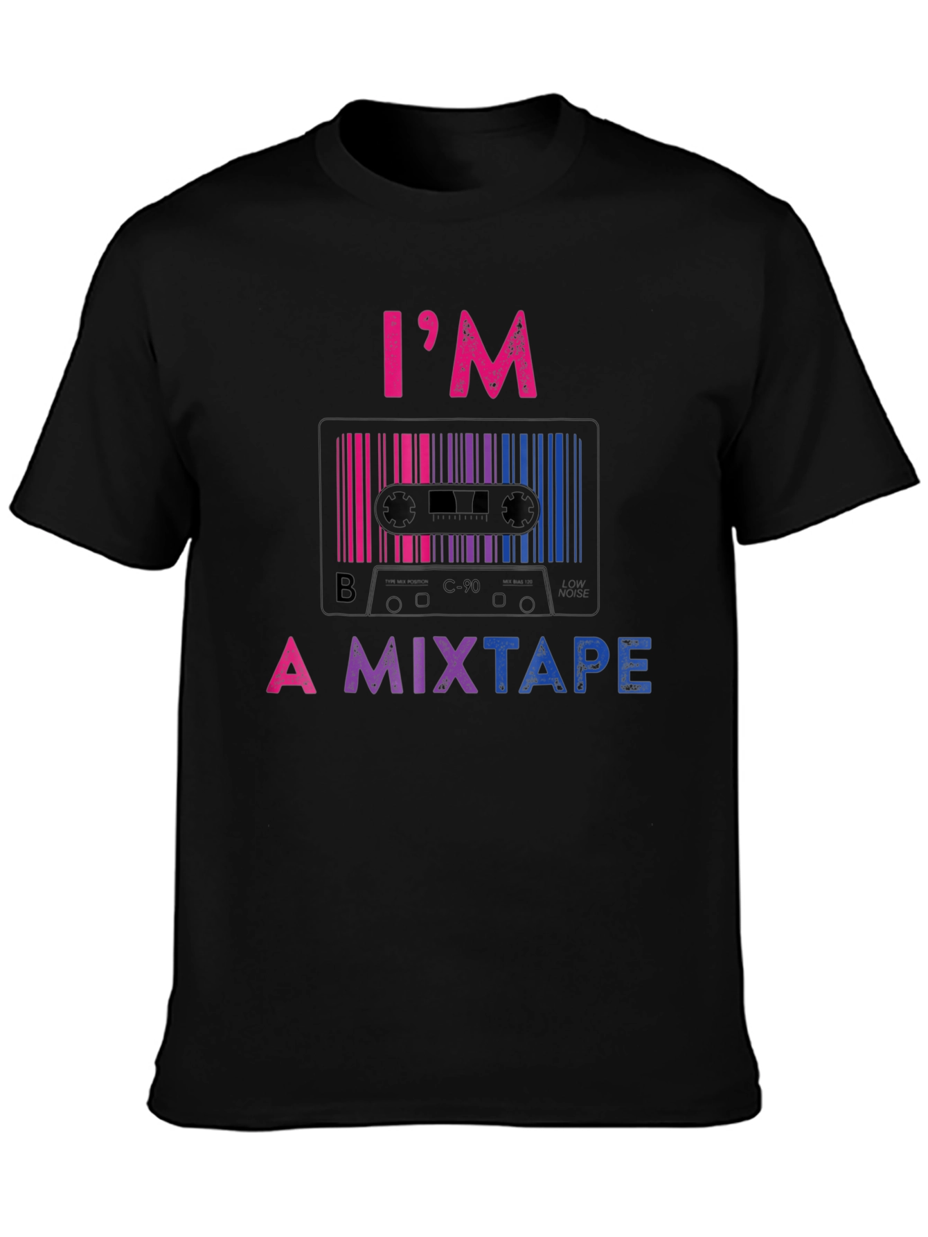 Bisexual Pride Mixtape Graphic T-Shirt