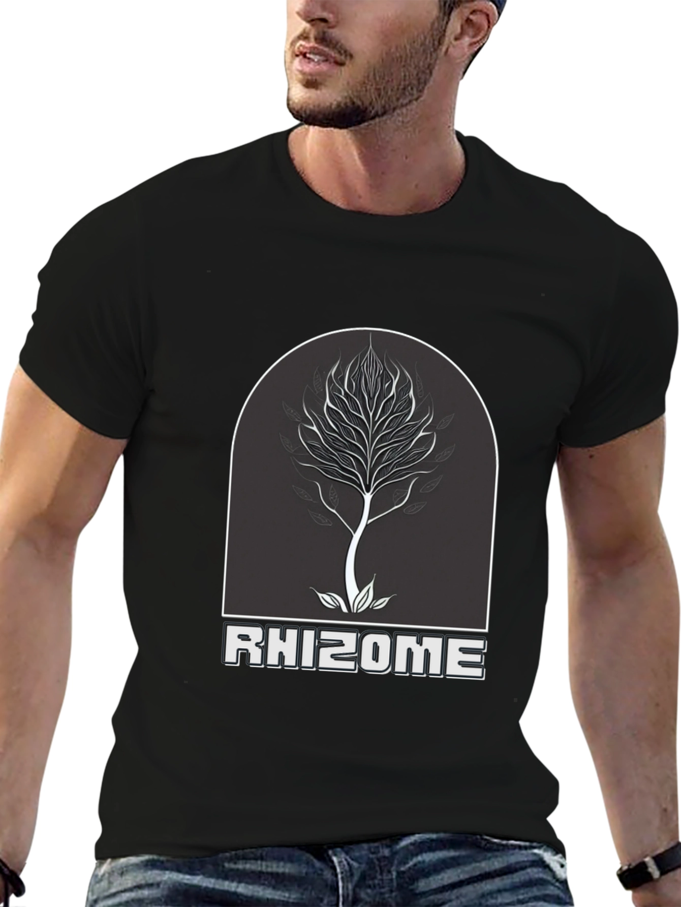 Rhizome Tree Graphic T-Shirt - Stylish Unisex Tee