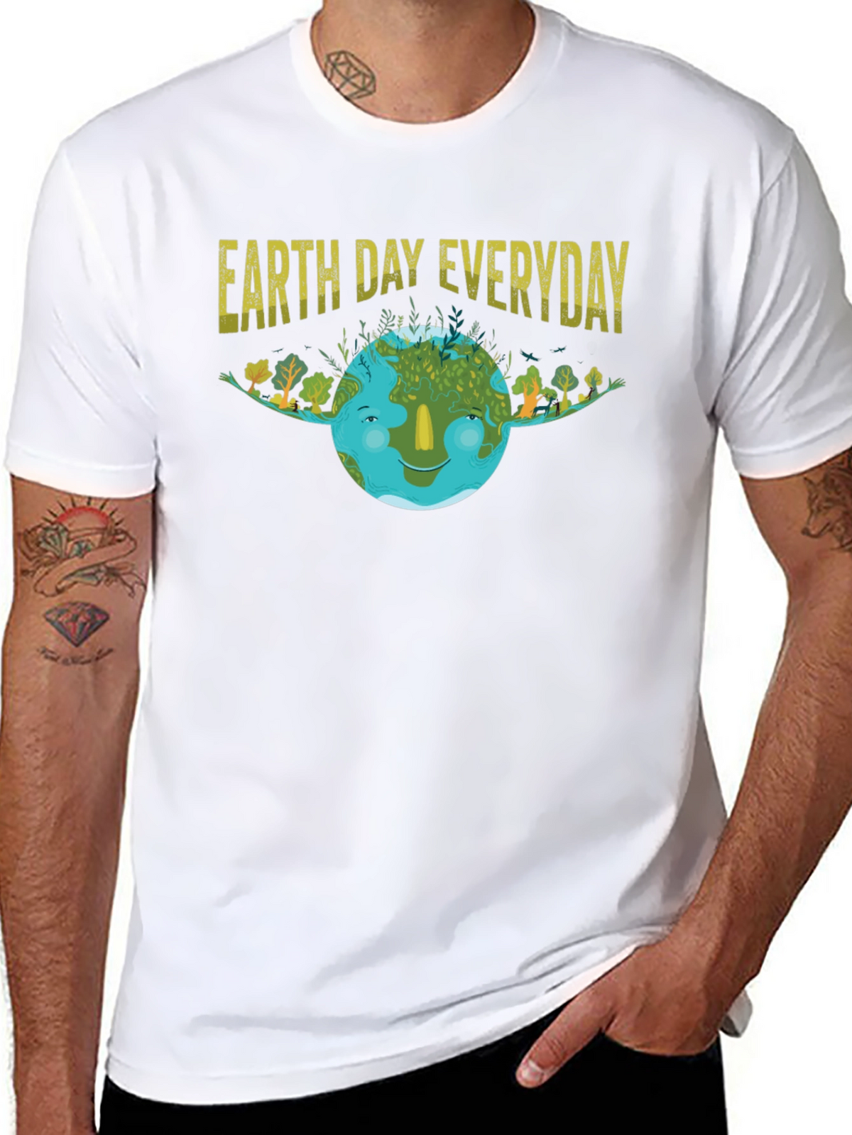 Earth Day Everyday Graphic T-Shirt