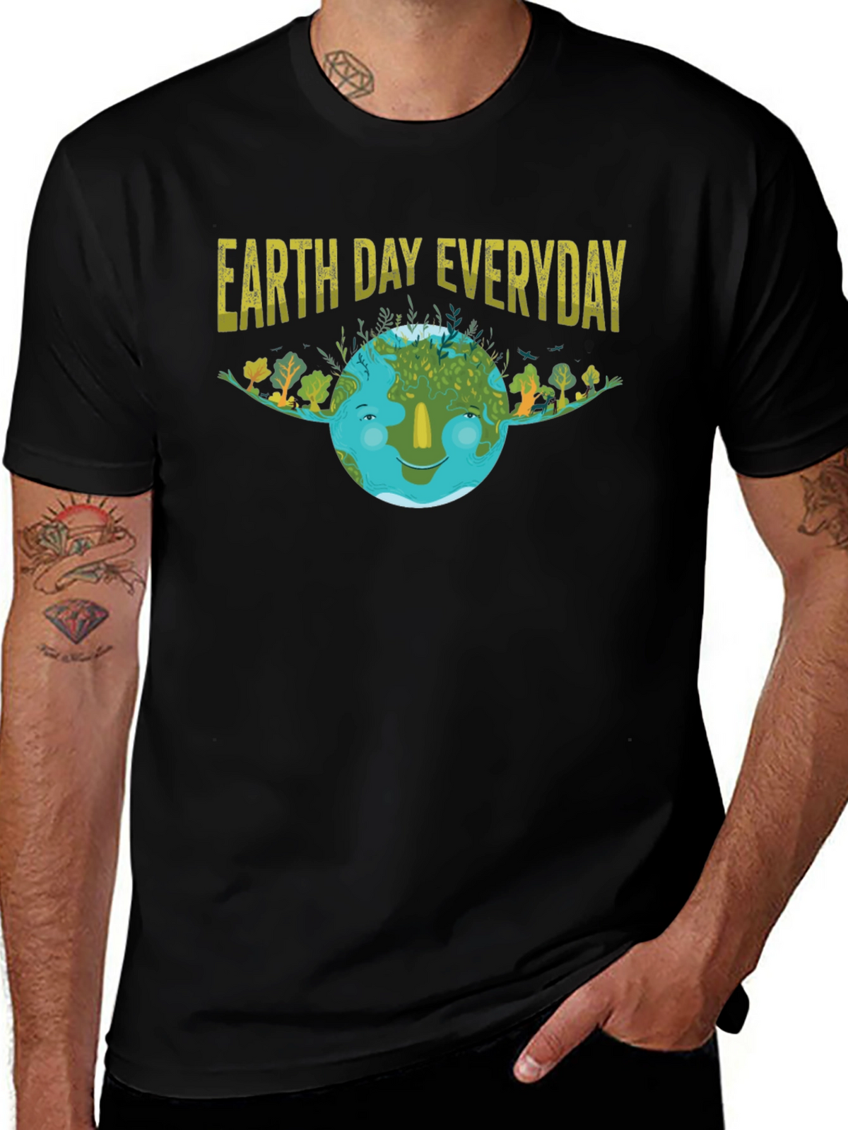Earth Day Everyday Graphic T-Shirt