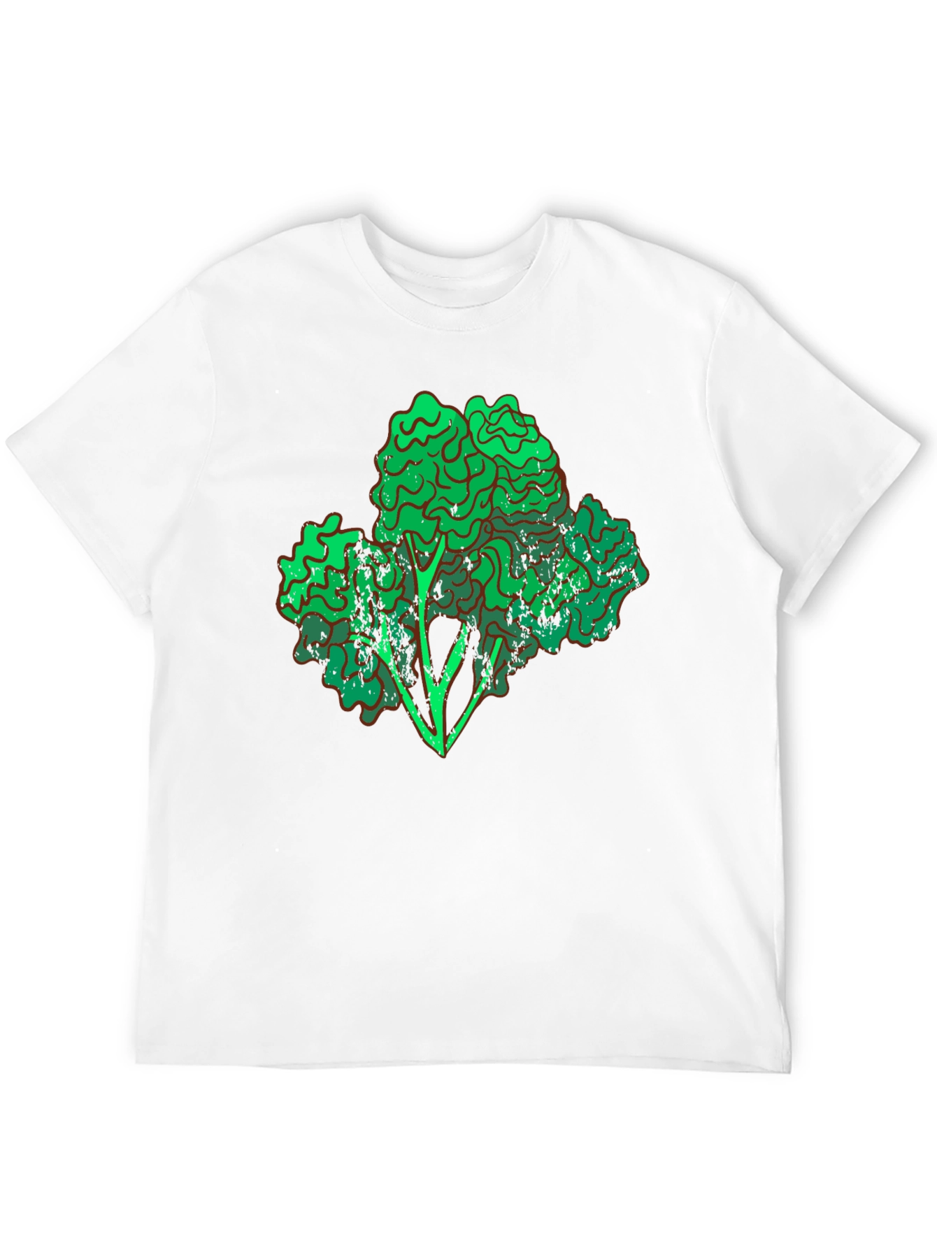 Broccoli Graphic Black T-Shirt