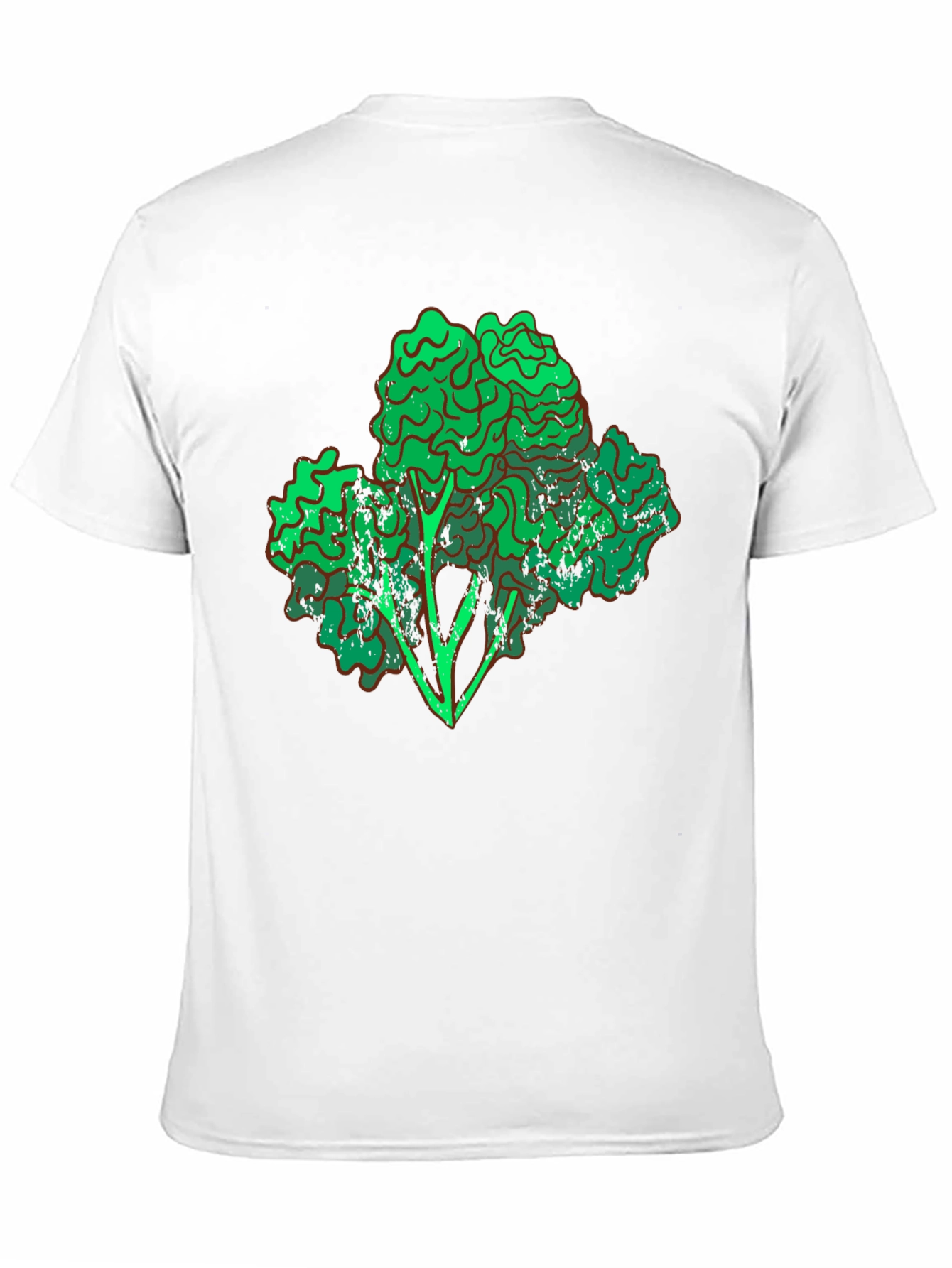 Broccoli Graphic Black T-Shirt