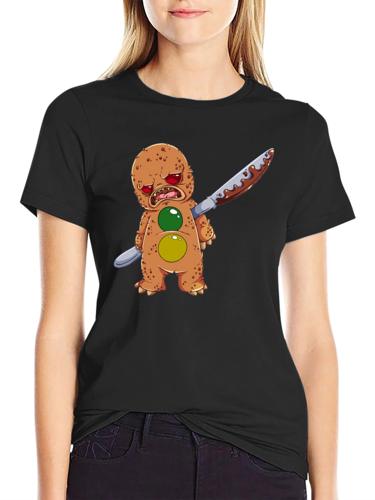 Gingerbread Man Horror T-Shirt