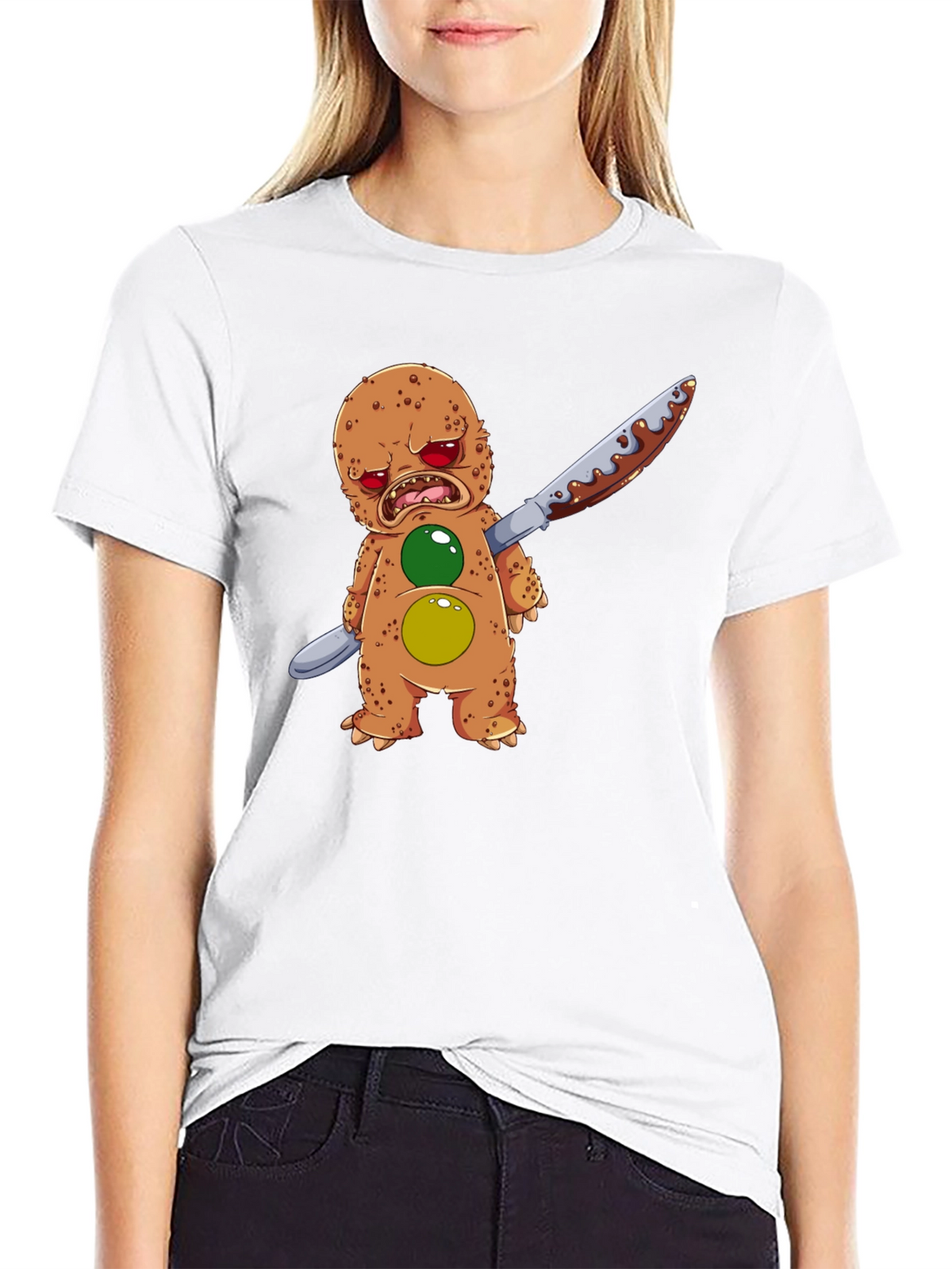 Gingerbread Man Horror T-Shirt