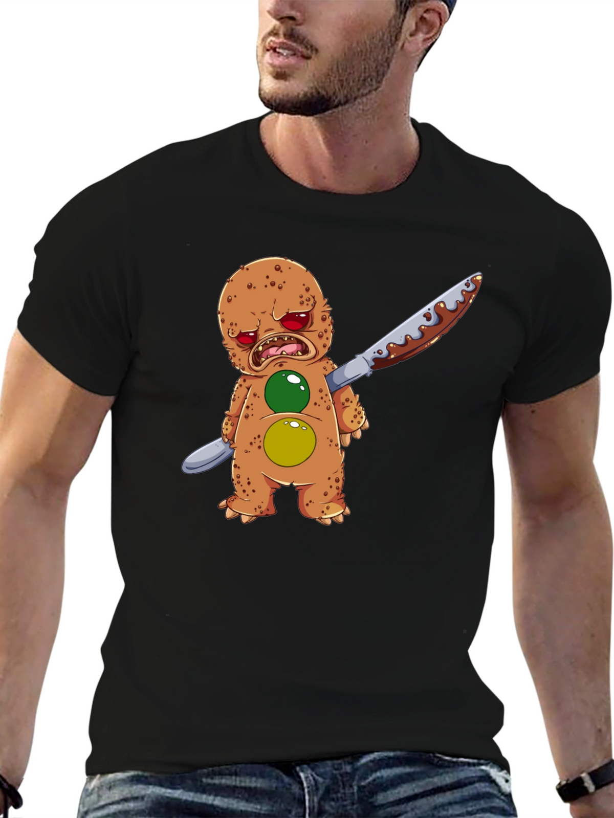 Gingerbread Man Horror T-Shirt