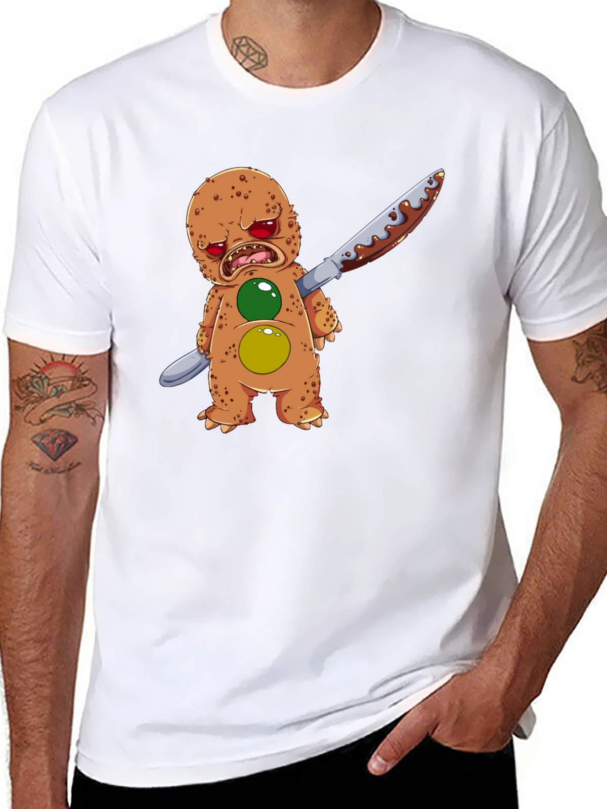 Gingerbread Man Horror T-Shirt