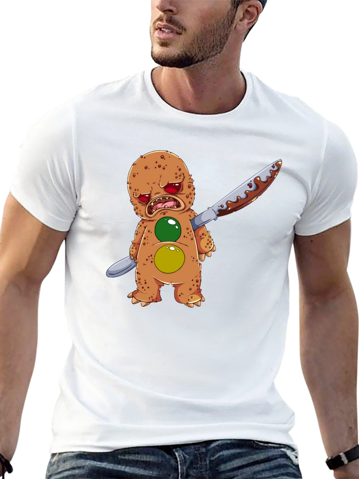 Gingerbread Man Horror T-Shirt