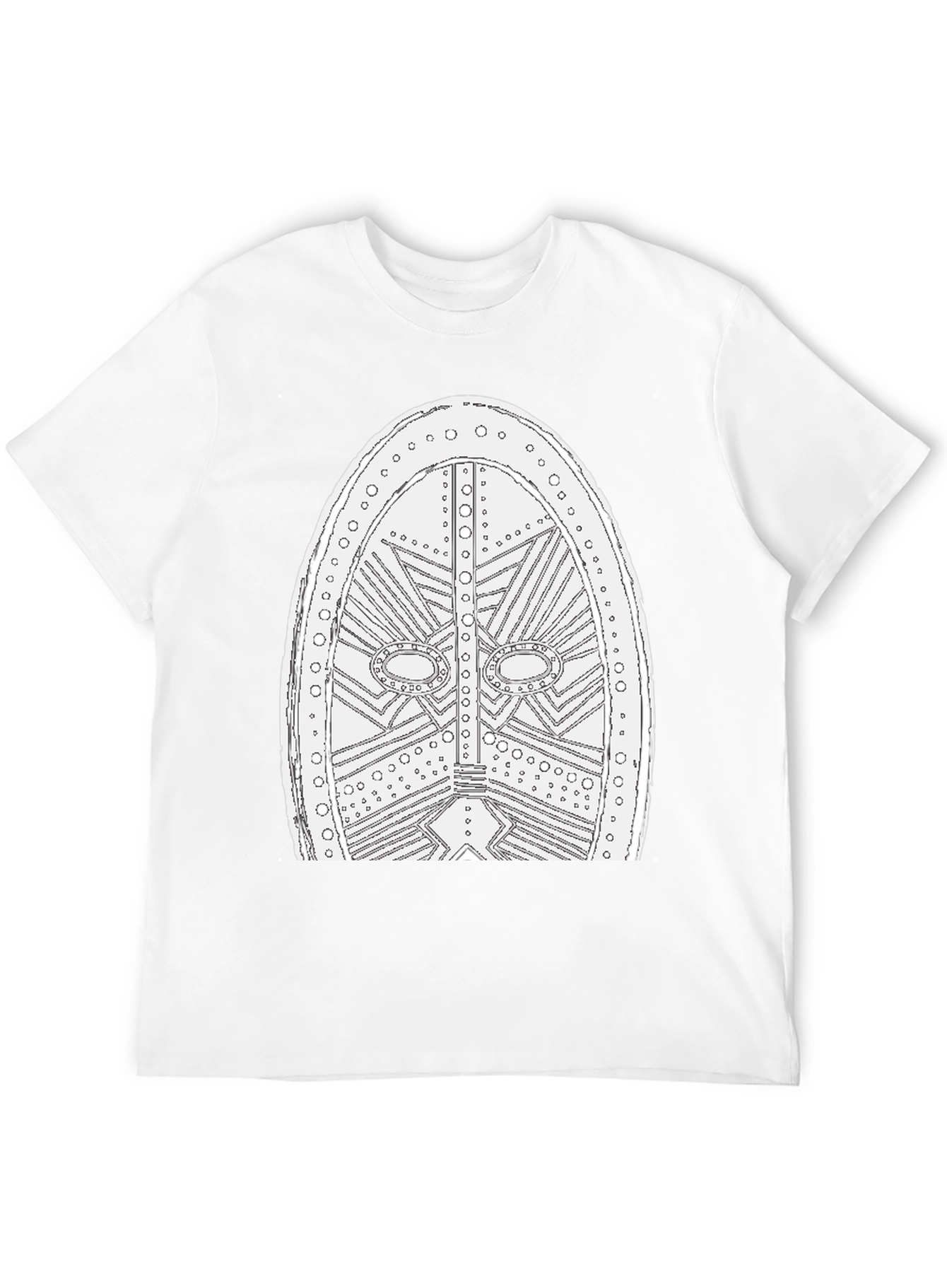 Viking Shield Graphic Tee - Black Cotton T-Shirt