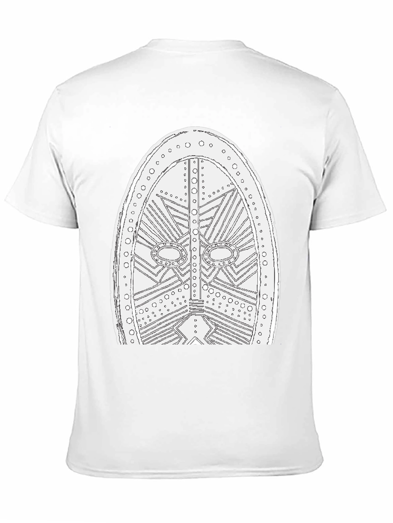 Viking Shield Graphic Tee - Black Cotton T-Shirt