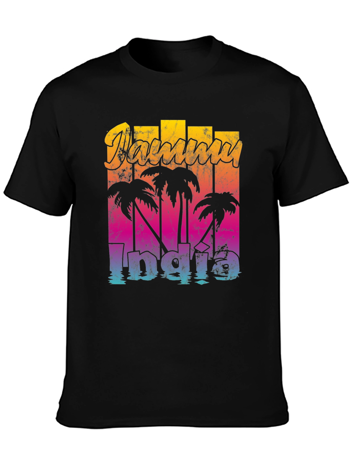 Miami Retro Palm Tree T-Shirt