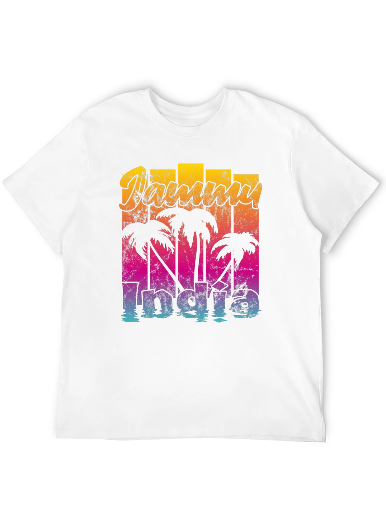 Miami Retro Palm Tree T-Shirt