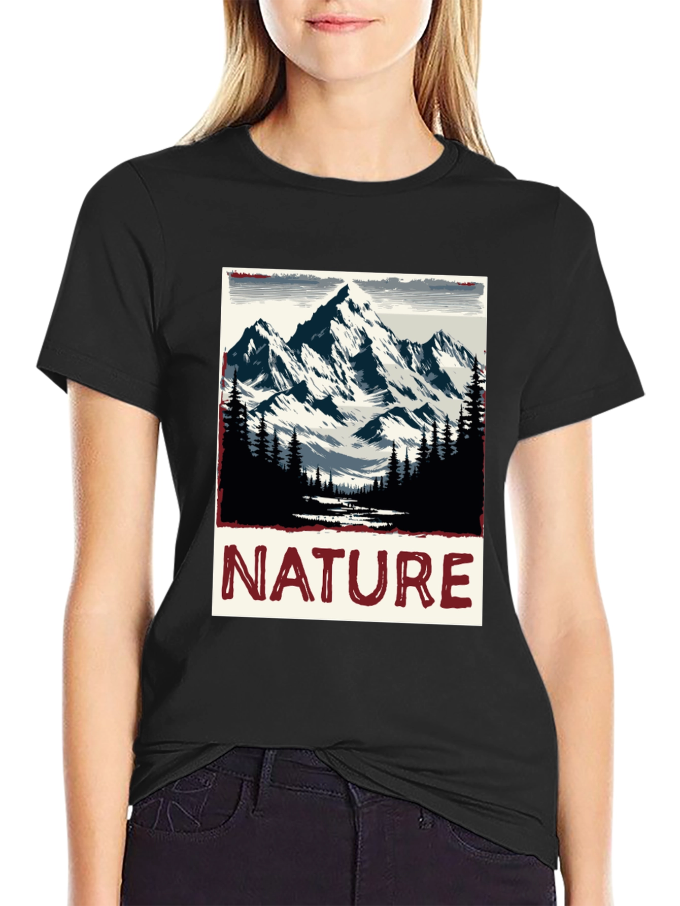 Nature Mountain Graphic Tee