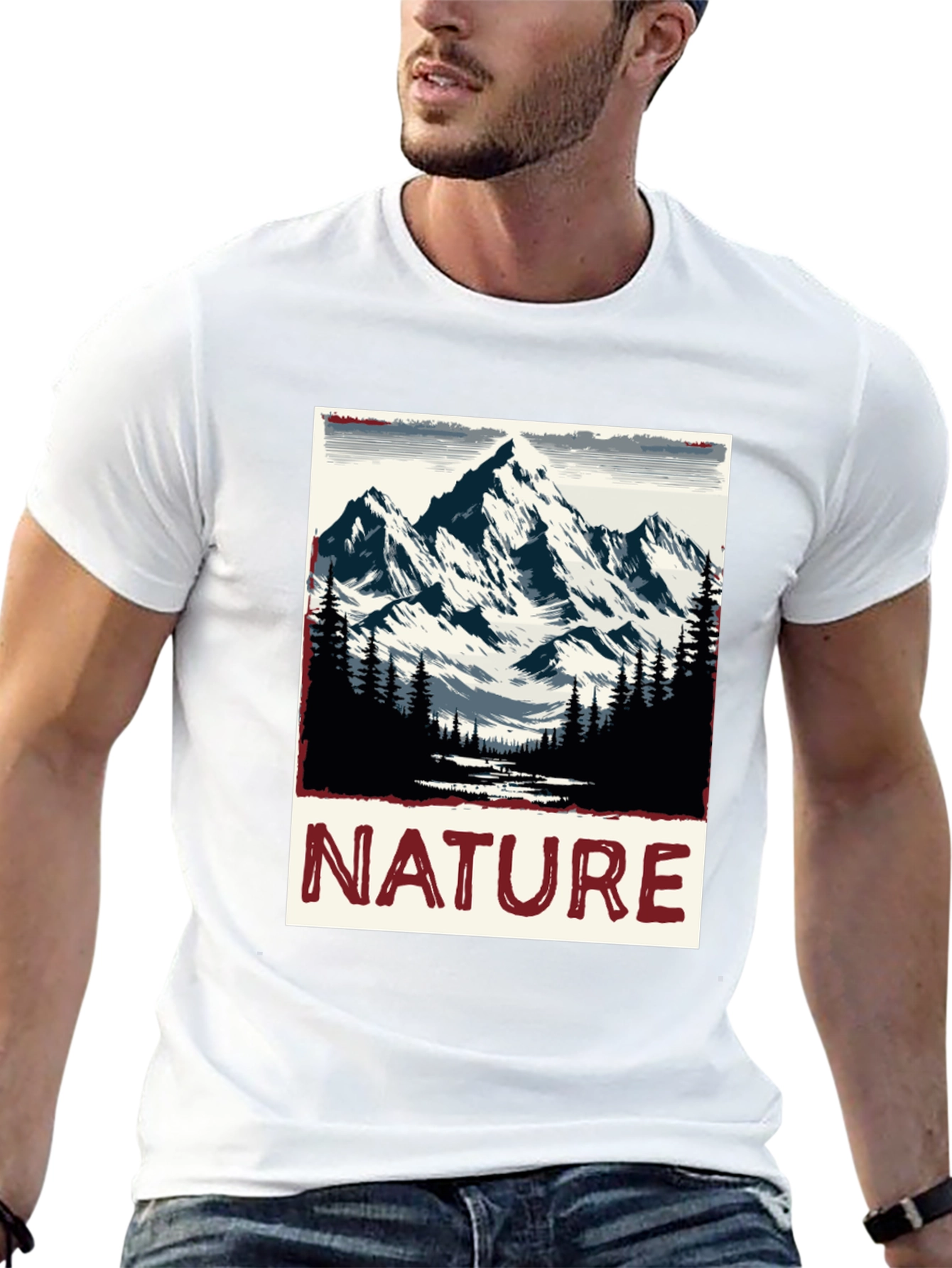 Nature Mountain Graphic Tee