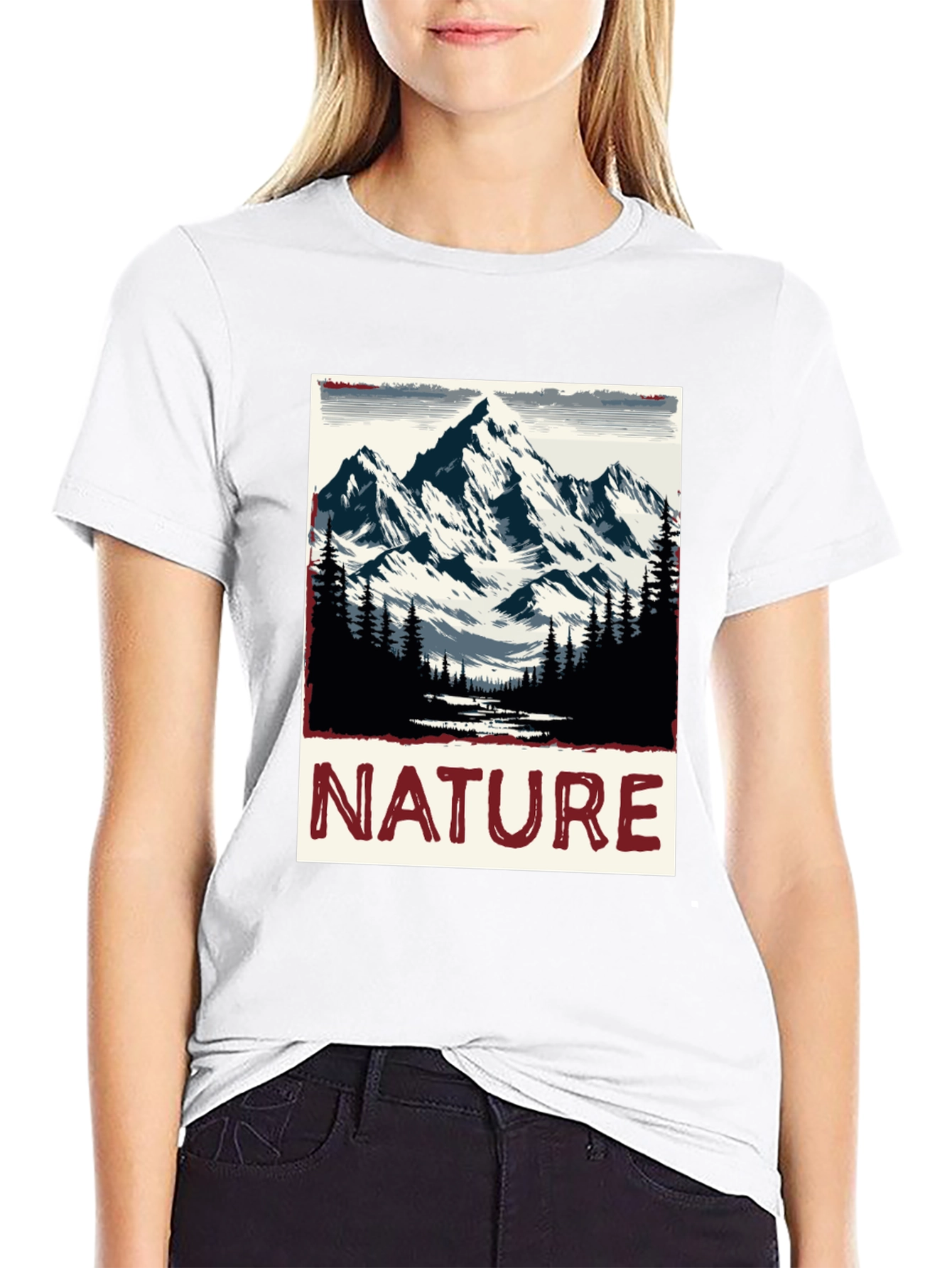 Nature Mountain Graphic Tee