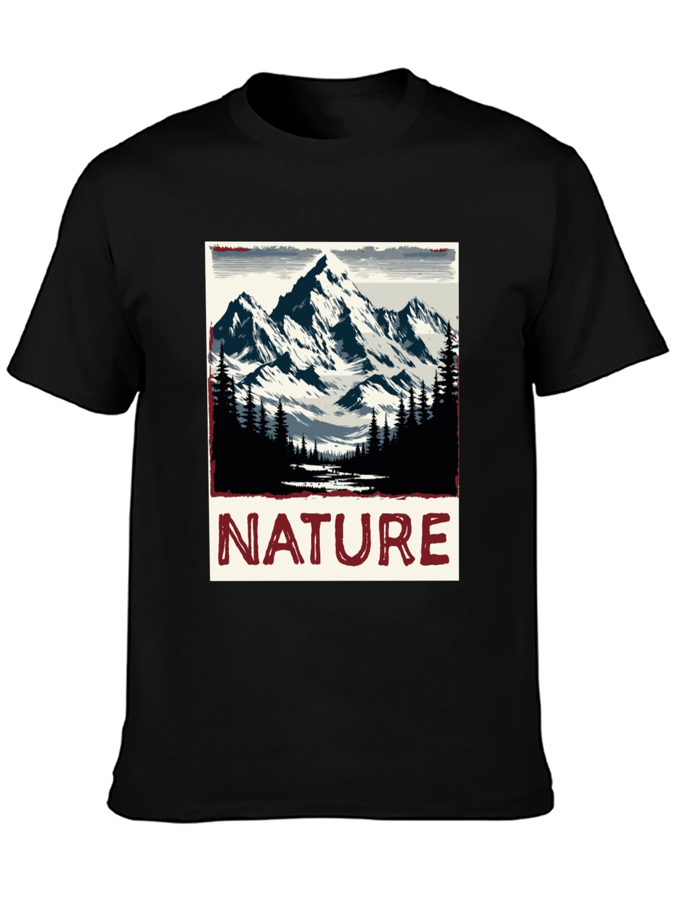 Nature Mountain Graphic Tee
