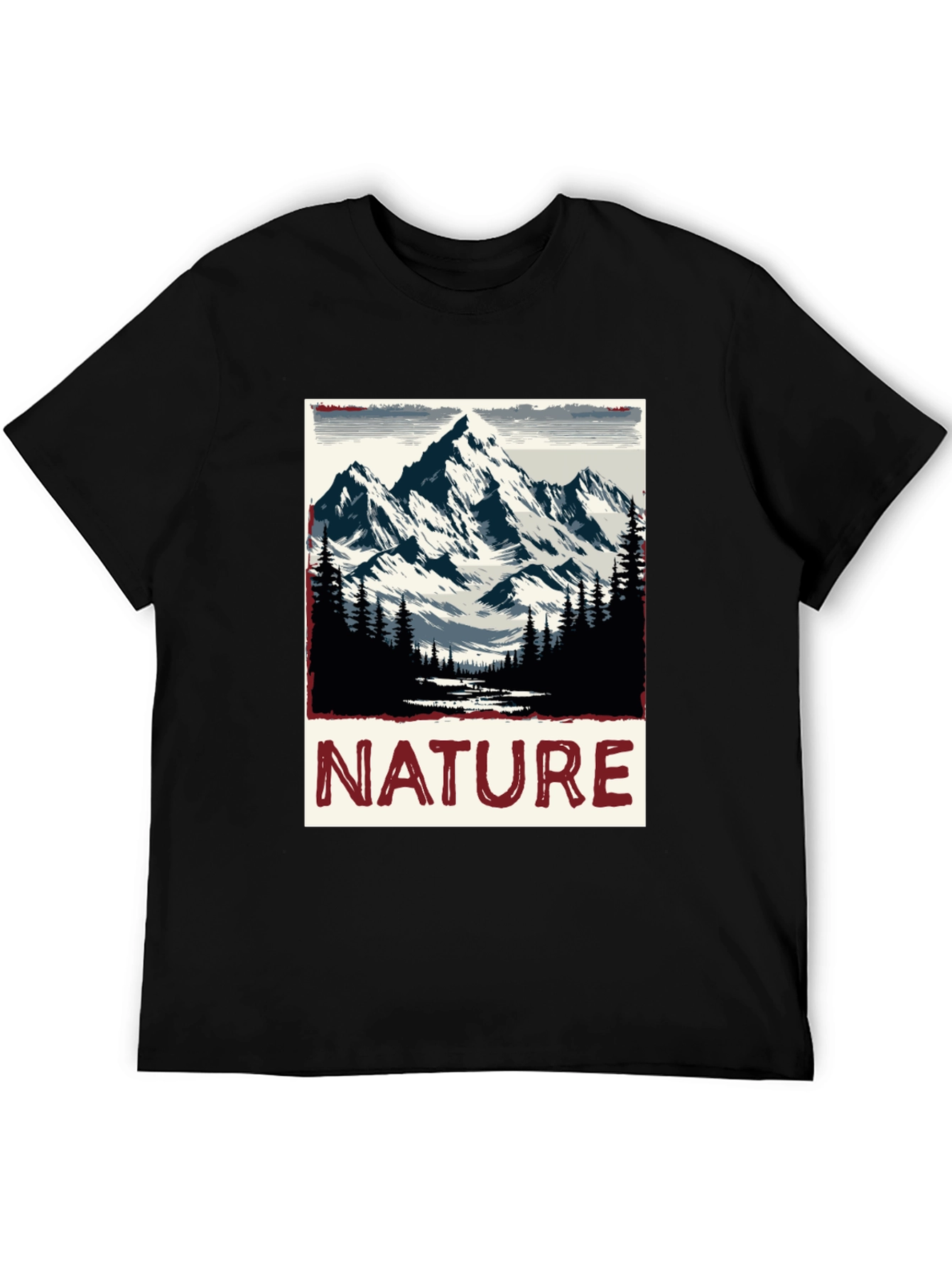 Nature Mountain Graphic Tee
