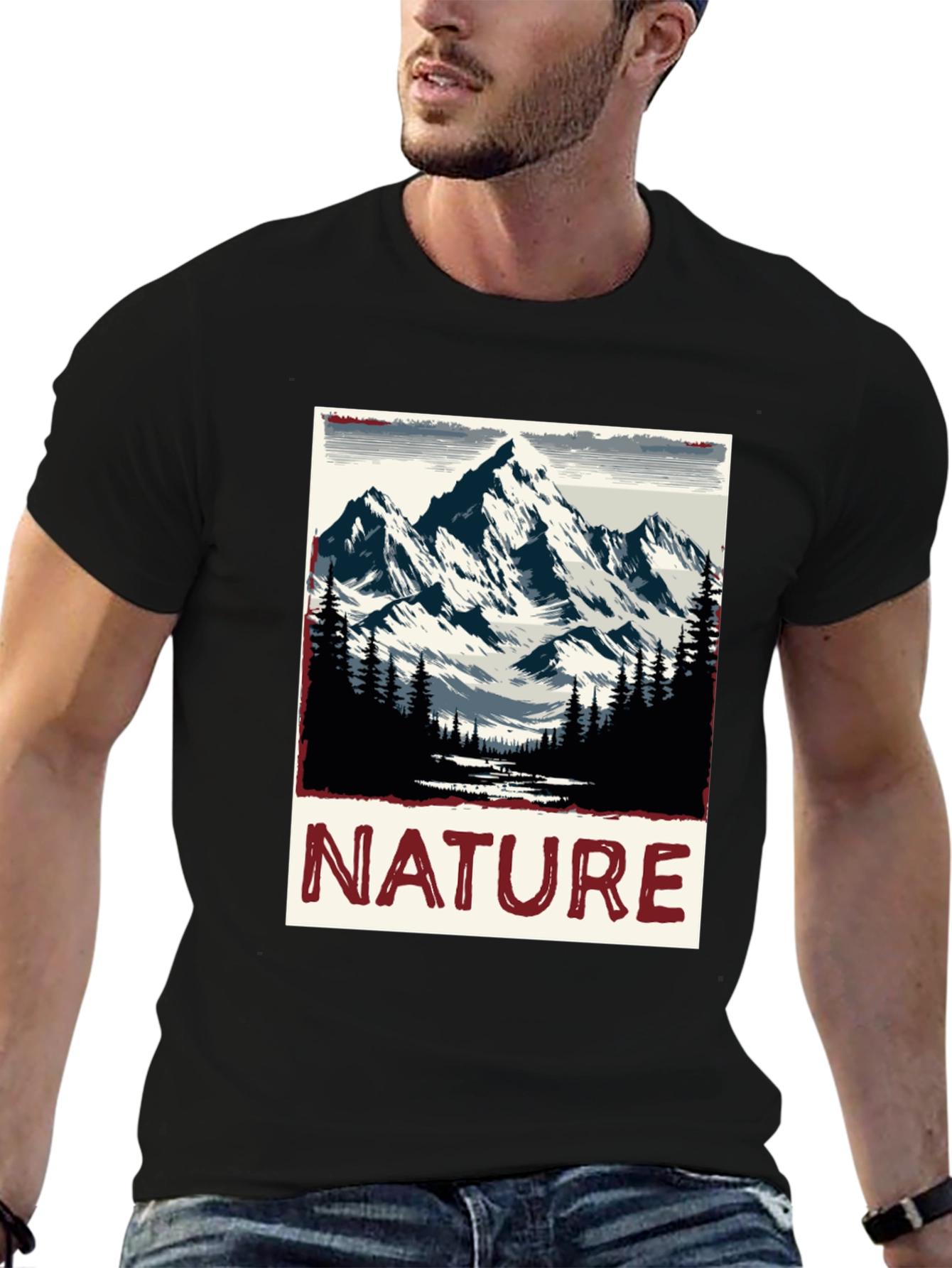 Nature Mountain Graphic Tee