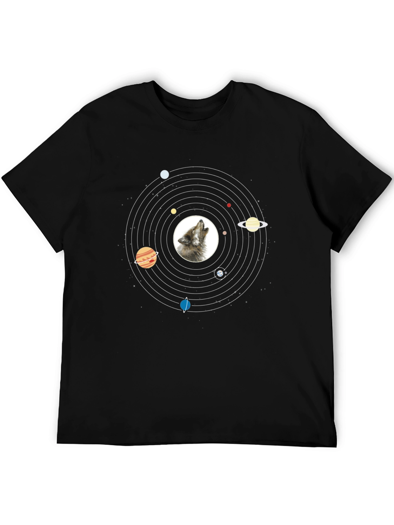 Wolf Solar System Graphic Tee