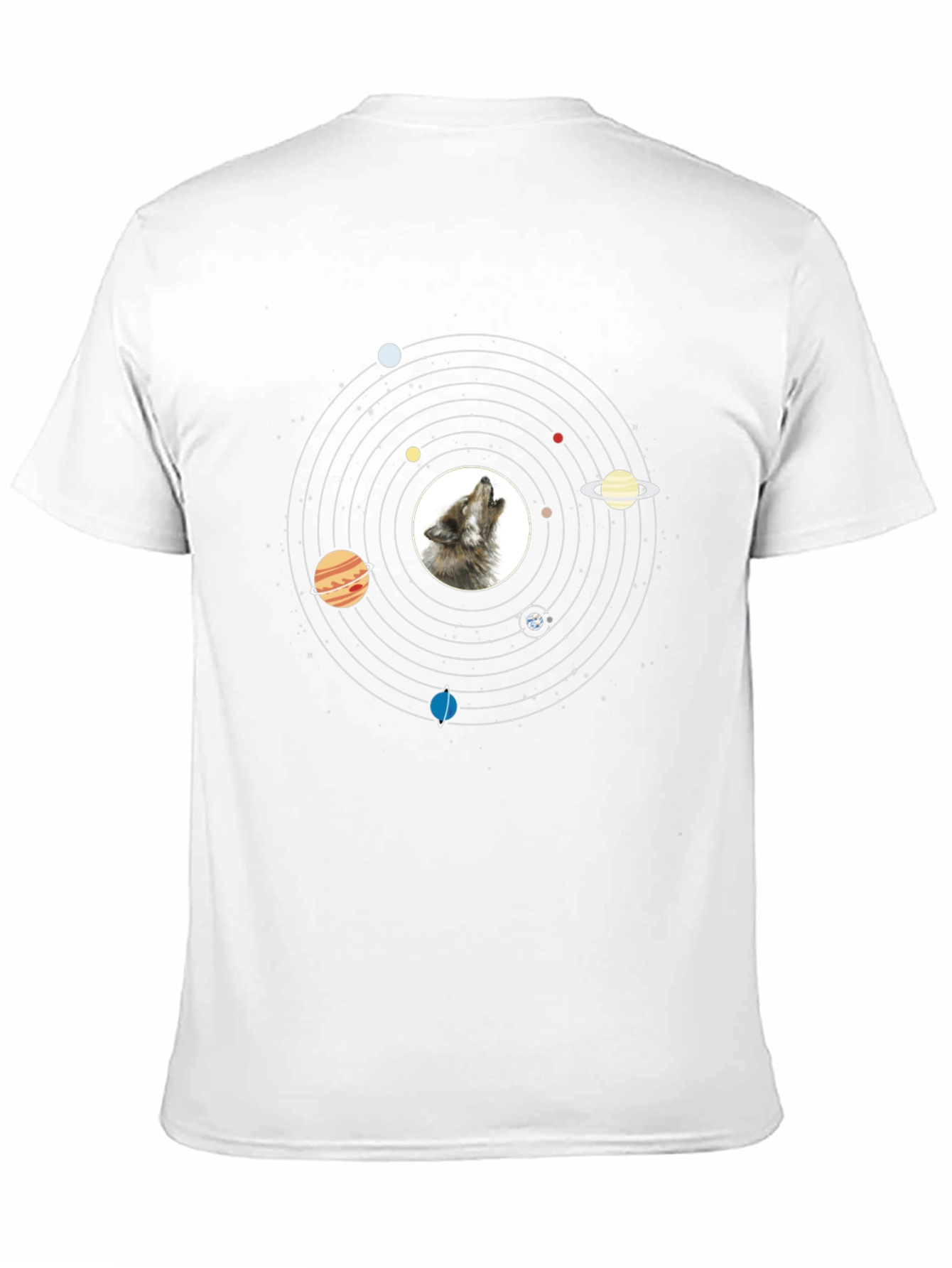Wolf Solar System Graphic Tee