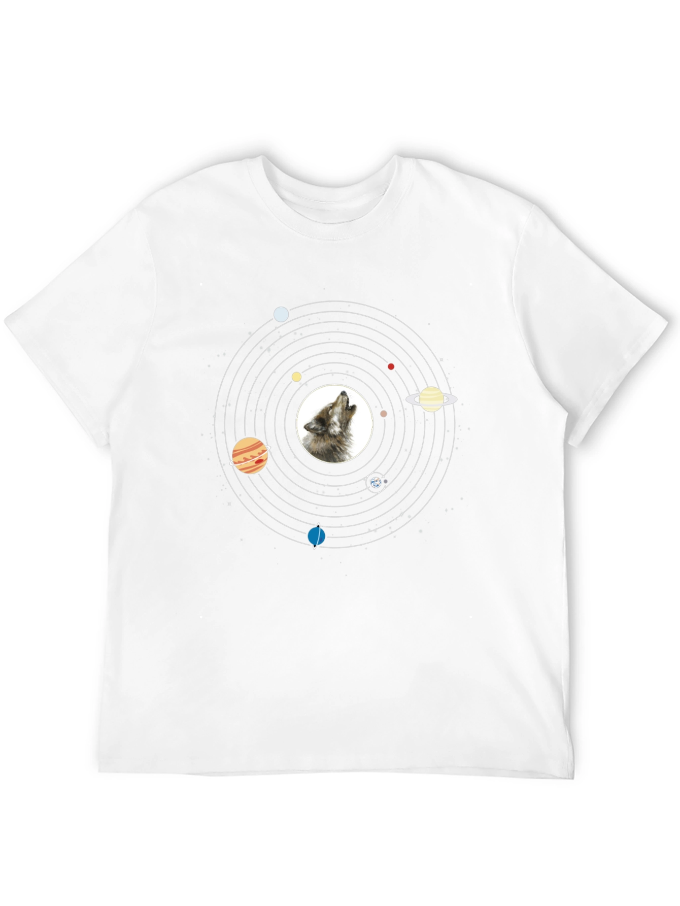 Wolf Solar System Graphic Tee