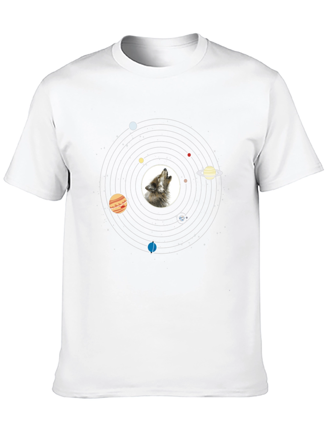 Wolf Solar System Graphic Tee