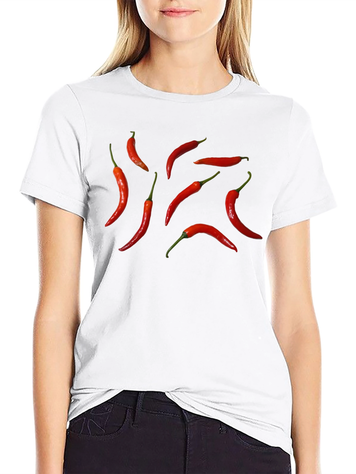 Spicy Red Pepper Graphic T-Shirt