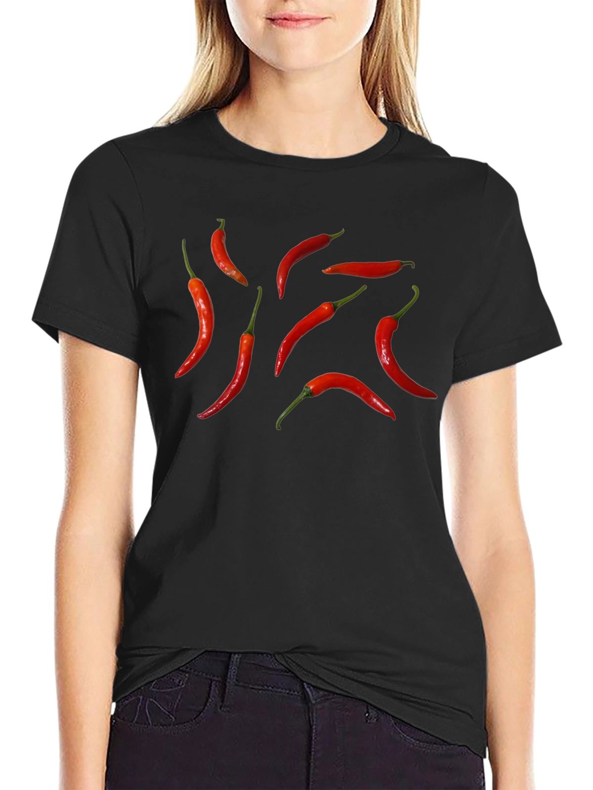 Spicy Red Pepper Graphic T-Shirt